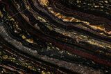 Polished Tiger Iron Stromatolite Slab - Billion Years #353228-1